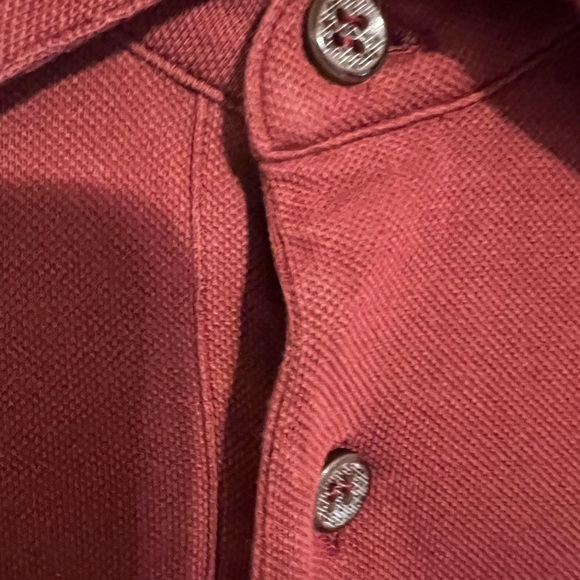 Canali Maroon Polo Shirt Sz. Eur 52 US M - Picture 6 of 10